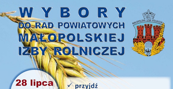 Informacja o przyjmowaniu kandydatury na członków Rady Powiatowej Małopolskiej Izby Rolniczej